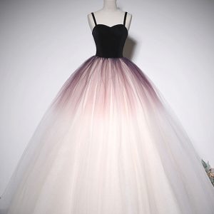 Lovely Ombre Tulle Long Ball Gown, A-Line Sweetheart Neckline Formal Evening Gown